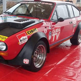 Vitre arrière latérale Makrolon Alfa Alfetta GTV