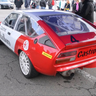 Lunette arrière Makrolon Alfa Alfetta GTV