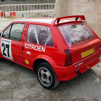 Lunette arrière Makrolon Citroen Ax - 3 portes