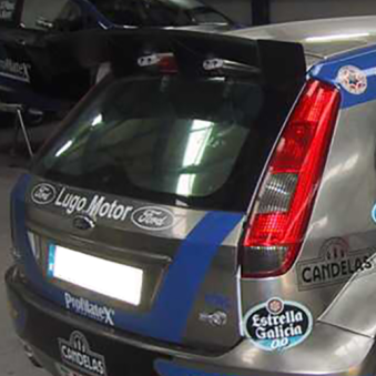 Lunette arrière Makrolon Ford Fiesta mk4