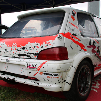 Lunette arrière Makrolon Peugeot 106 phase 2