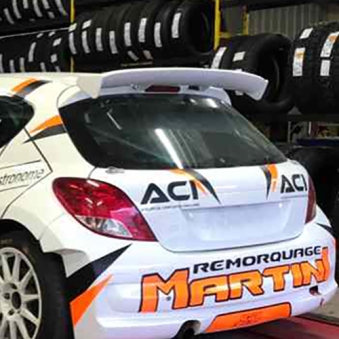 Lunette arrière Makrolon Peugeot 207