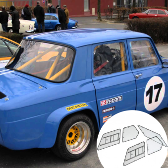 Kit Makrolon Renault 8 Gordini - 5mm