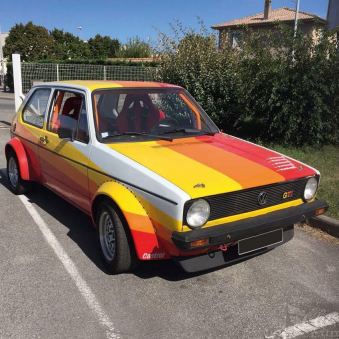 Vitre avant Makrolon Volkswagen Golf 1