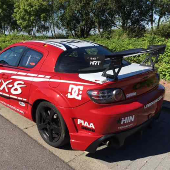 Vitre arrière latérale Makrolon Mazda RX8