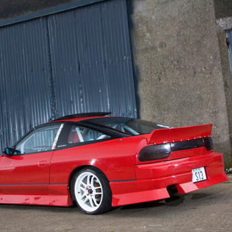 Lunette arrière Makrolon Nissan S14