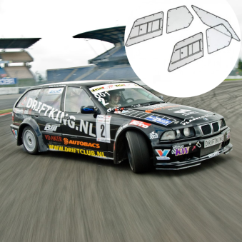 Kit Makrolon BMW E36 Coup? - 3mm 