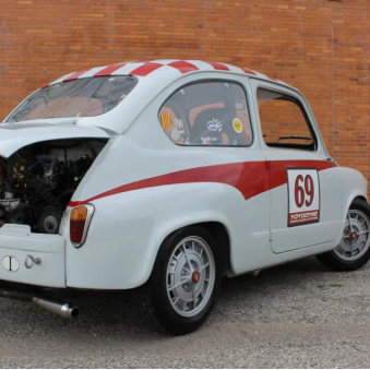 Custode arri?re Makrolon Fiat 600 Abarth 