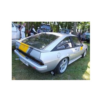 Vitre arri?re lat?rale Makrolon Opel Manta B 