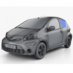 Custode Makrolon Toyota Aygo (2005-2014)