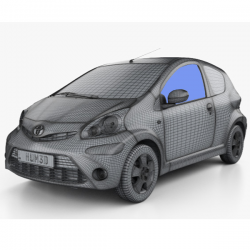 Vitre avant Makrolon Toyota Aygo (2005-2014)